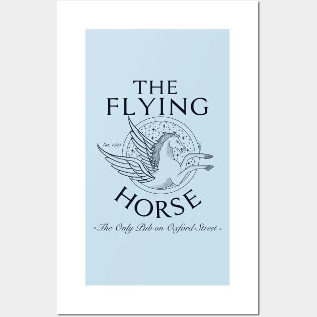 The Flying Horse Wall Art by MorvernDesigns